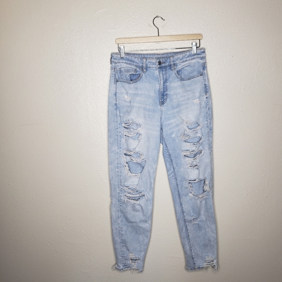 American Eagle Outfitters Denim - American Eagle Mom Distressed High Rise Jeans